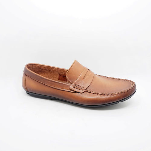 Mocassins en cuir DR24 Camel