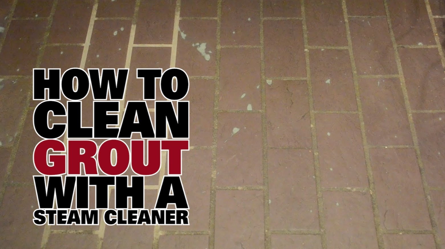 How to Steam Clean Grout