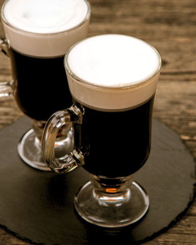 Two glasses of Irish Coffee