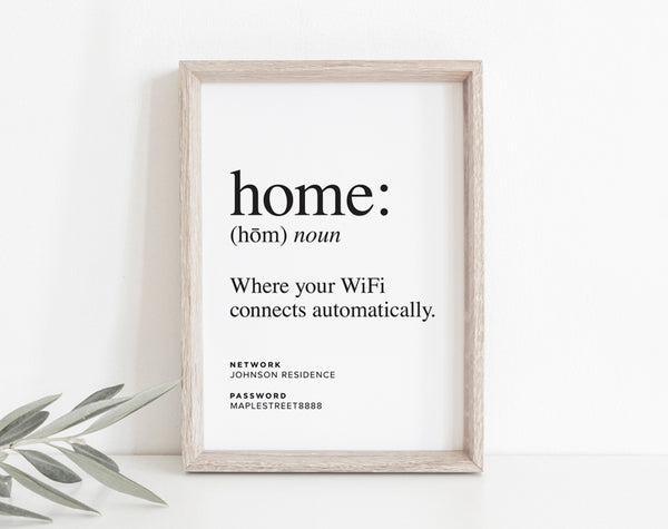 home is where wifi connects automatically