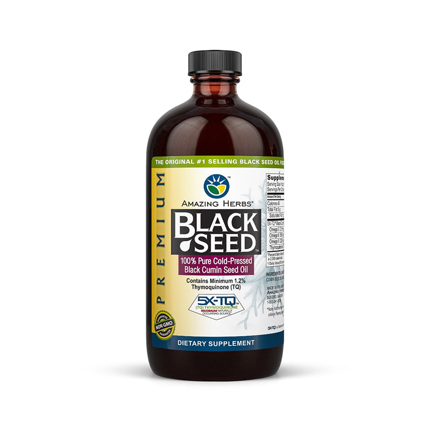 Amazing Herbs Black Seed Oil Liquid – HSU & CO.