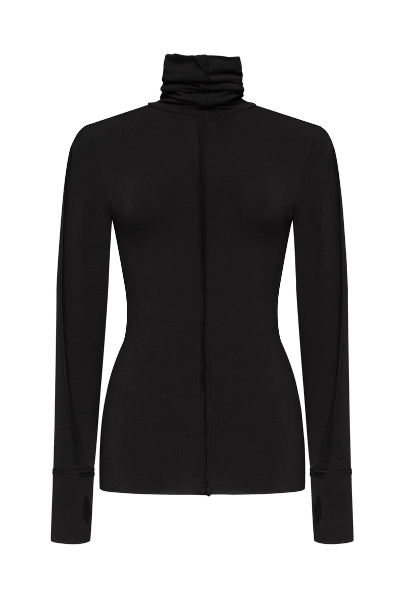 Black turtleneck top – MDNT45 | mdnt45.com