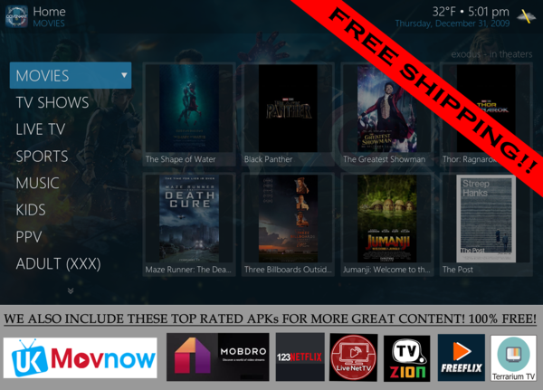 Newest 4K Jailbroken Firestick (Kodi 18.6 2020) with ...