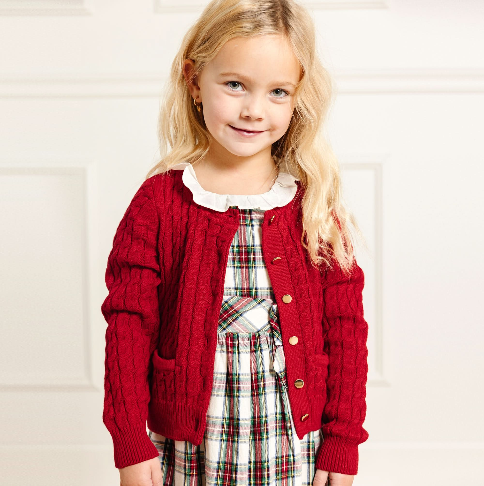 Classic Cable Cardigan | Hope & Henry Girl