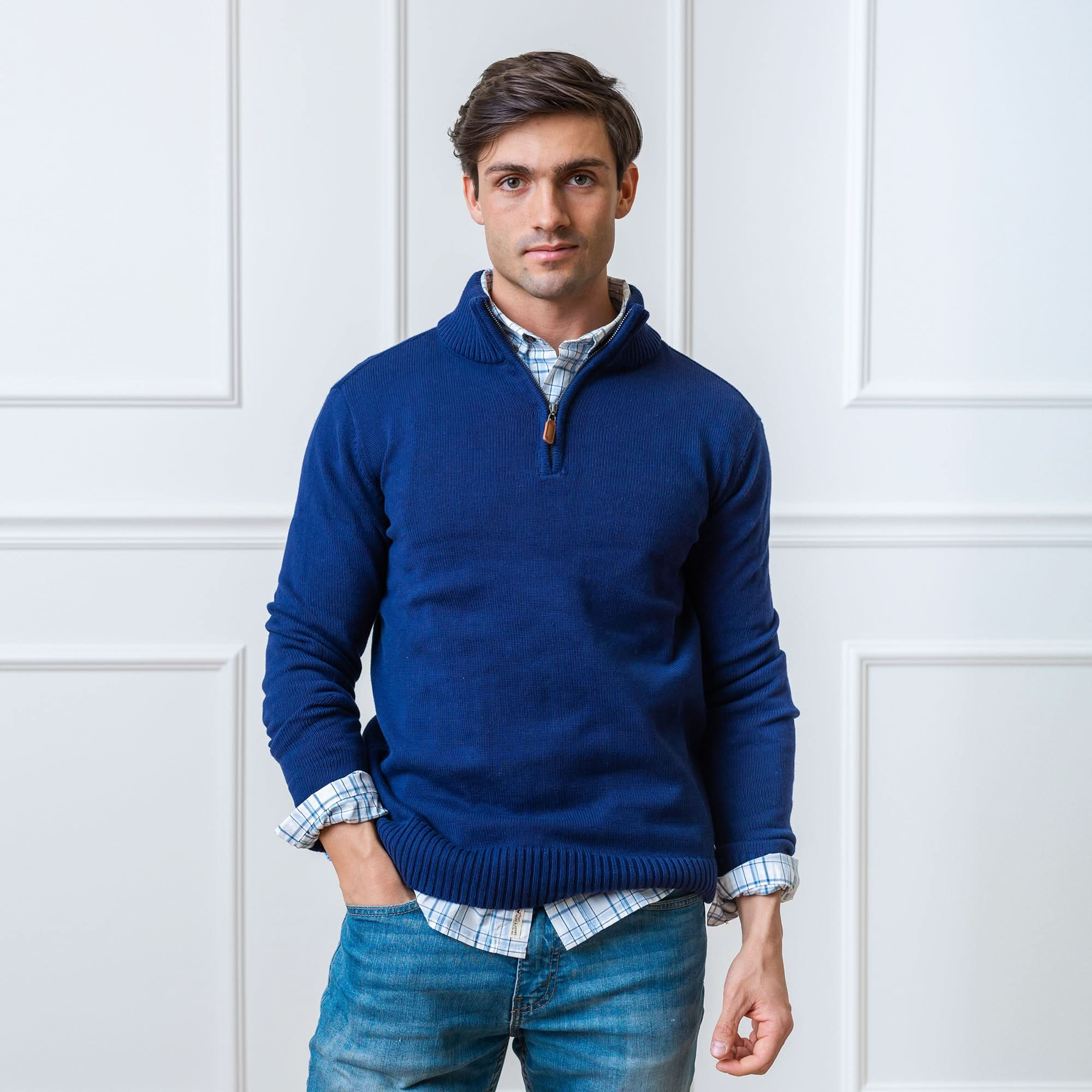 Half Zip Pullover Sweater | Hope & Henry Men