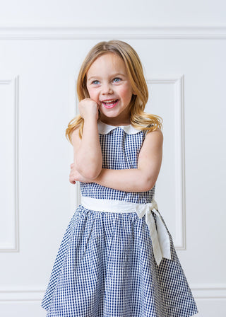 Peter Pan Seersucker Stripe Sundress – The Monogram Shop