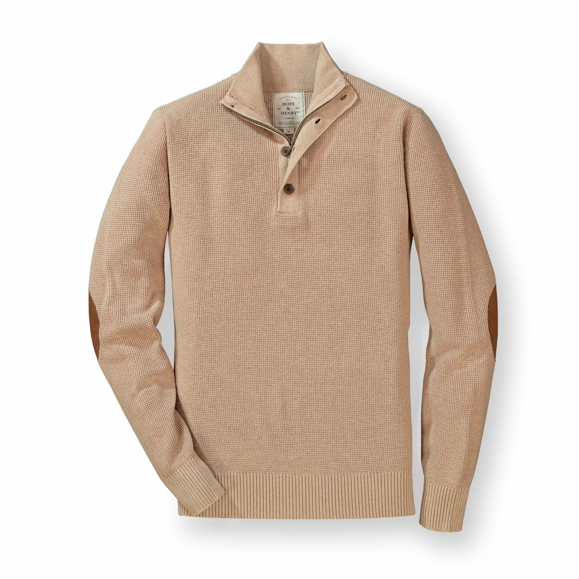 Half Zip Pullover Sweater | Hope & Henry Men