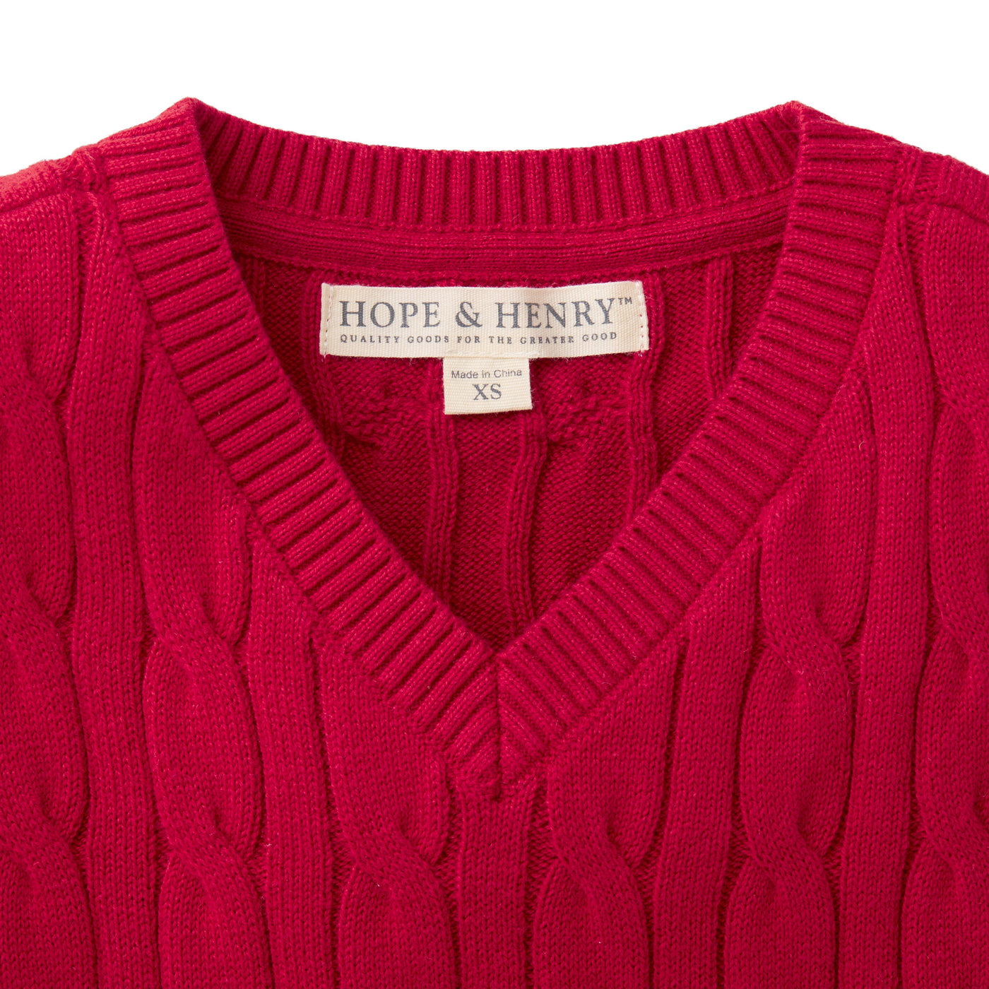 V-Neck Sweater Vest | Hope & Henry Boy