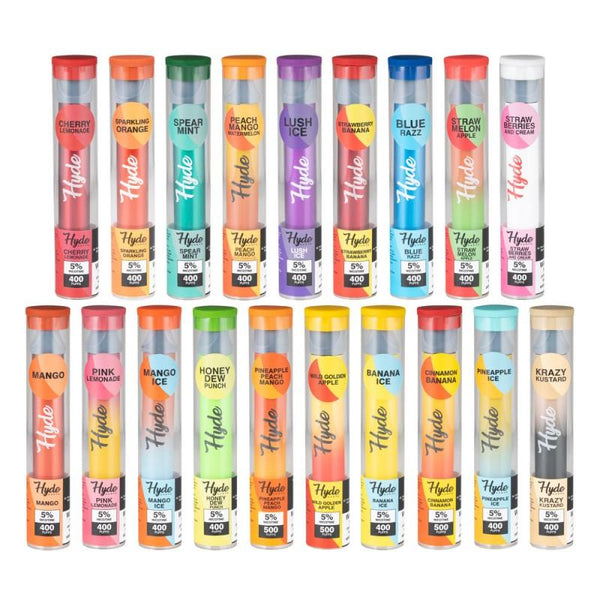 hyde e cig flavors