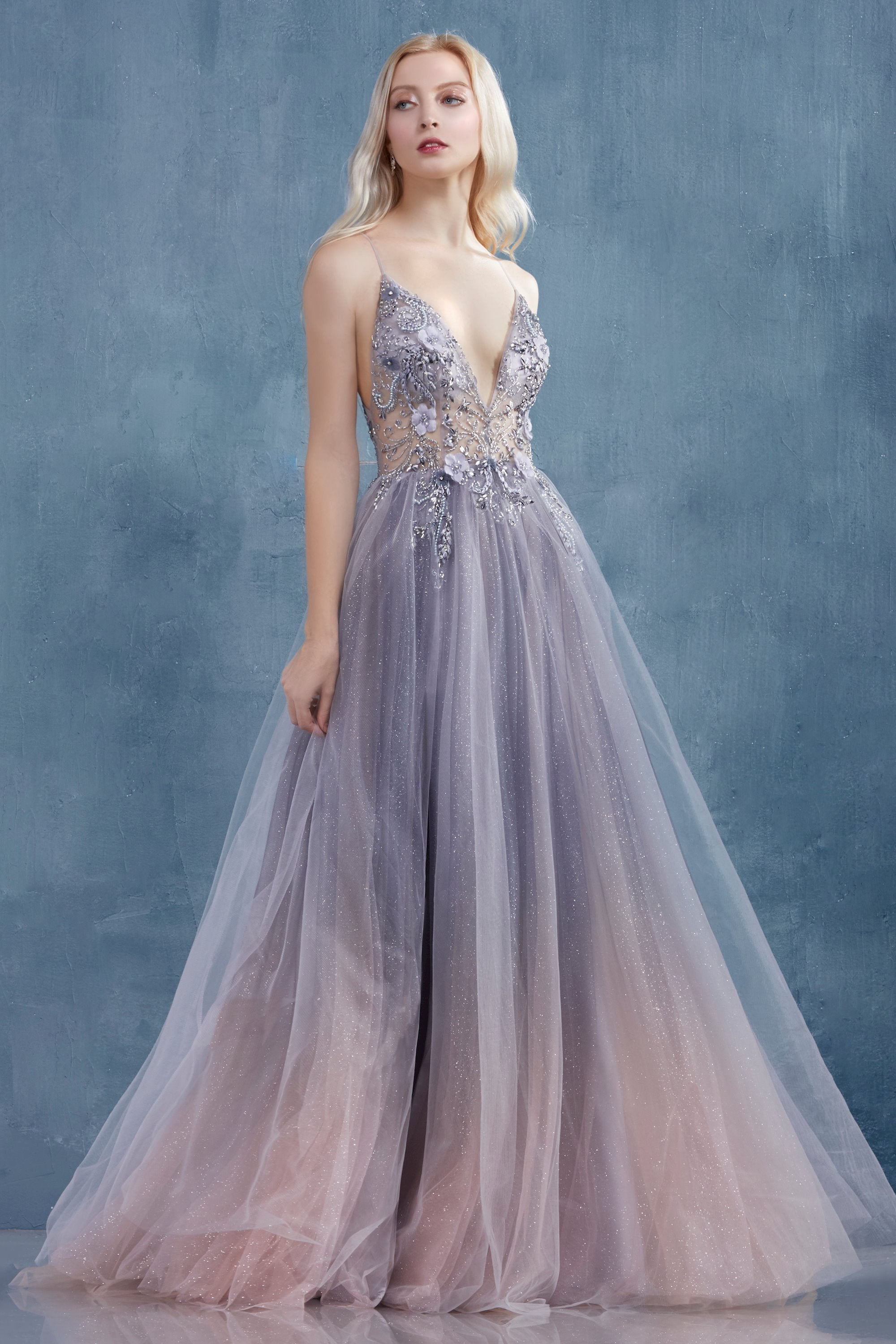 ANDREA & LEO A0850 - DAPHENE TULLE GOWN