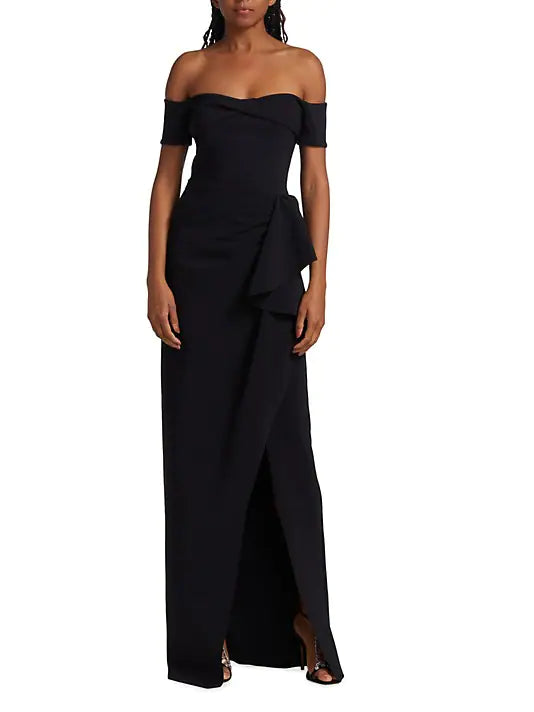 Chiara Boni - Mirla - Draped Off-The-Shoulder Gown