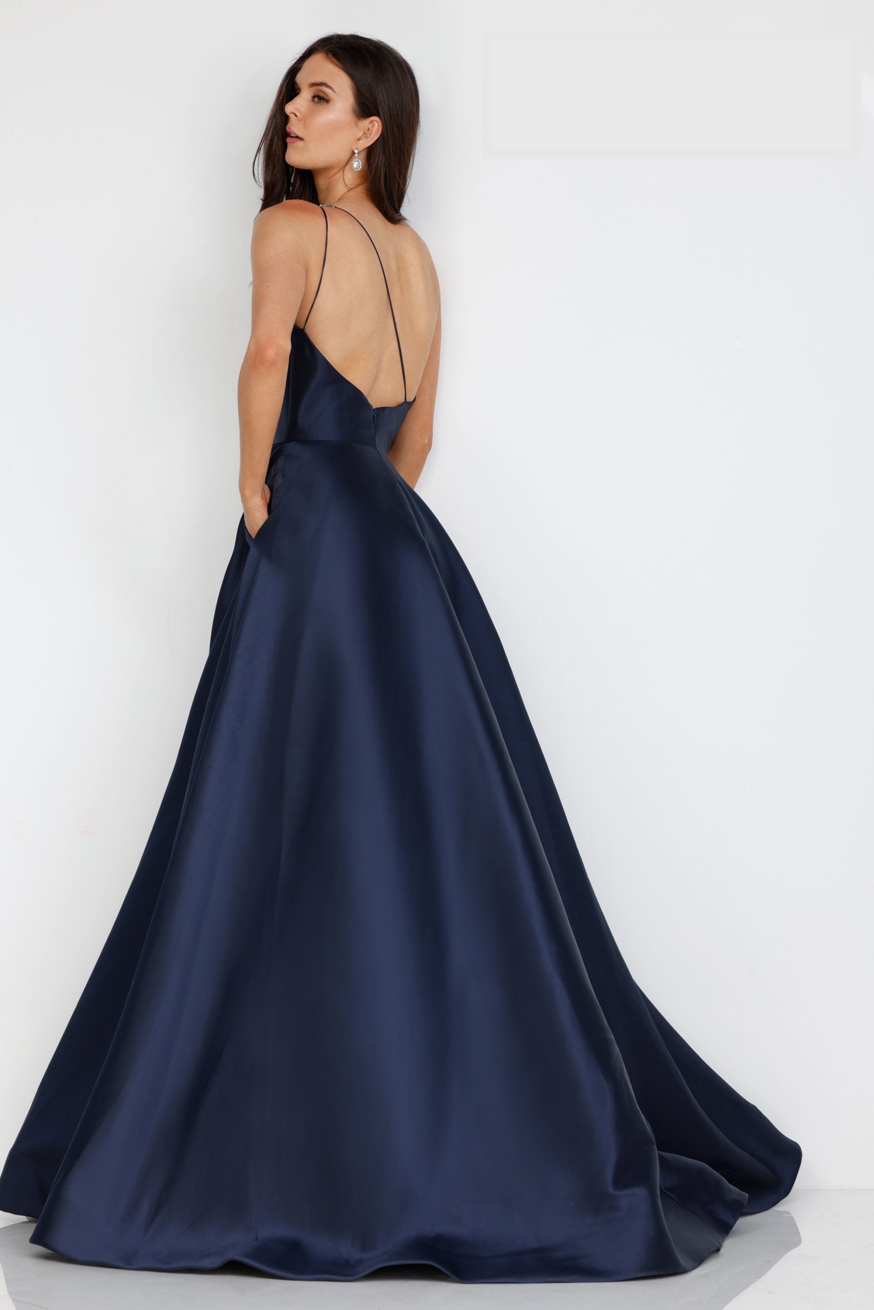 Terani - 1912E9202 - One Shoulder Mikado Long Ball Gown