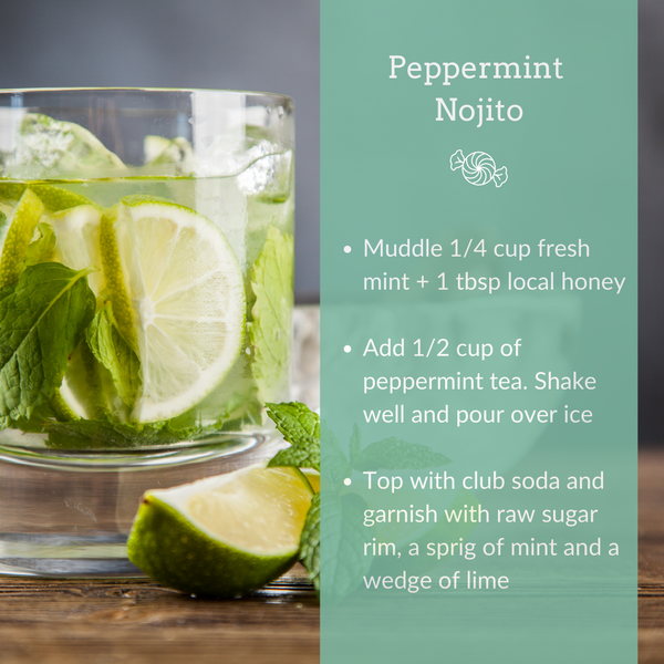 Recipe for Peppermint Mojito Mocktail