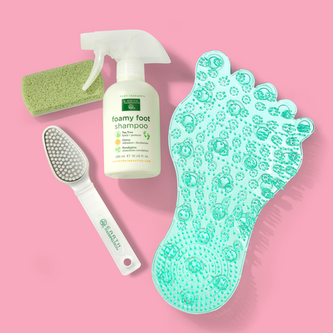 Collection of Foot Washing Products from Earth Therapeutics