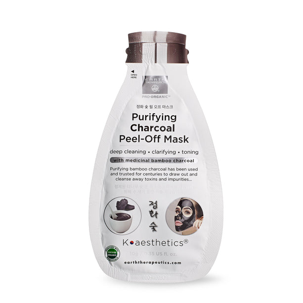Charcoal Peel Off Mask | Cleansing Peel Off Mask – Earth Therapeutics