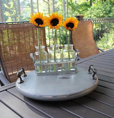 Wooden Two Tier Lazy Susan — Carolee's