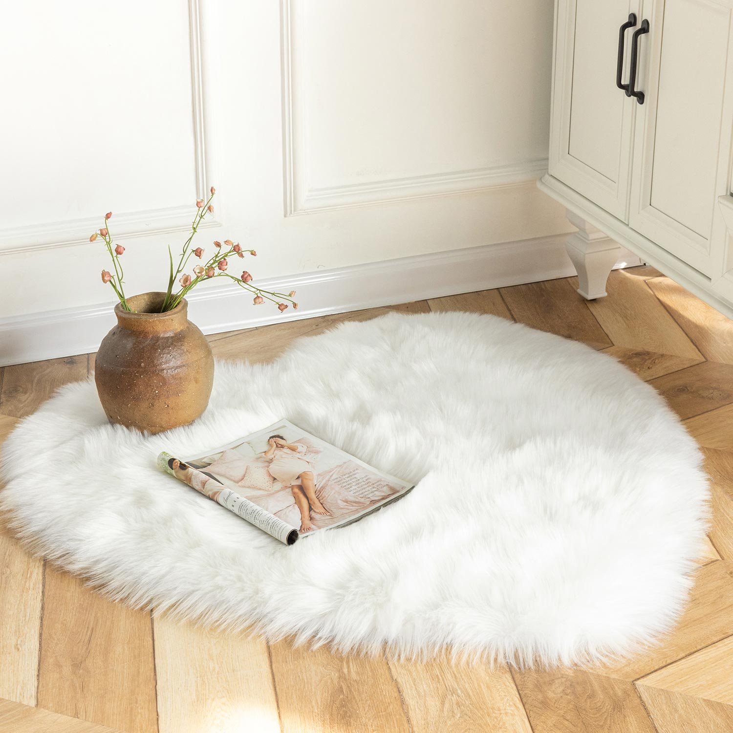 Moss Hide Area Rug — Weisshouse