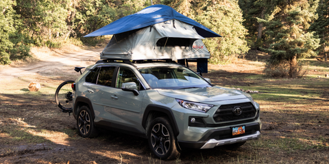 ROAM Vagabond Lite Rooftop Tent On Toyota RAV4 