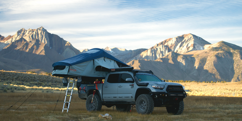 tacoma with vagabond roof top tent