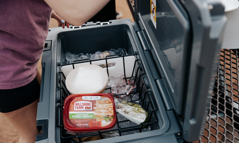 storage basket for Roam rugged cooler