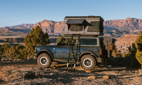 Roam rambler roof top tent on ford bronco