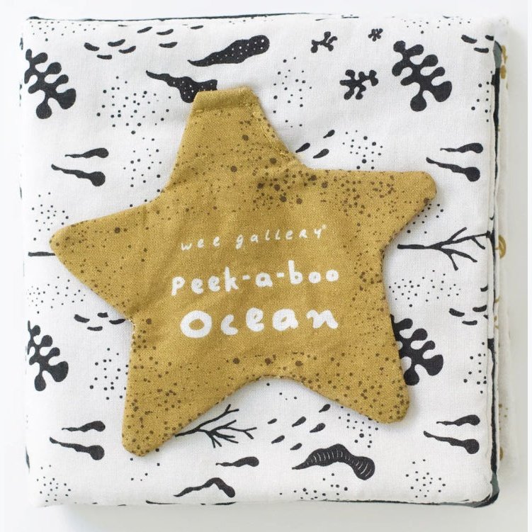 Wee Gallery Peekaboo Ocean Crinkle Book