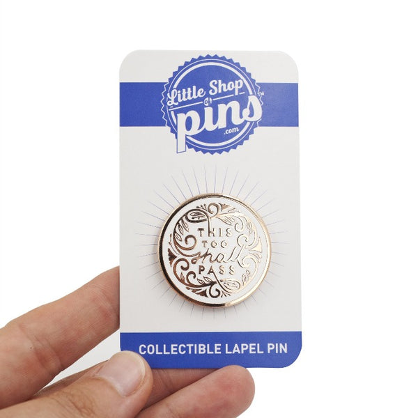 Stamp Postage Enamel Pin Hard Enamel Pin, Rose Gold Pin, Music Pin