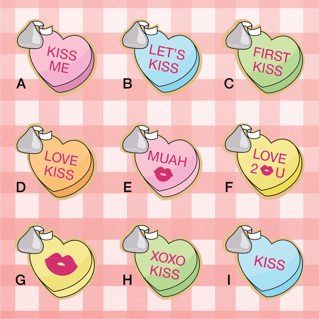 596. Conversation Hearts, Heart Cookie Cutters, Valentine's Day