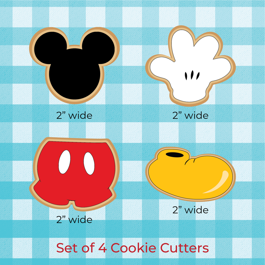 Cute & Fun Cartoon Cookie Cutter - Make Adorable Mickey Mouse Pants Cookies