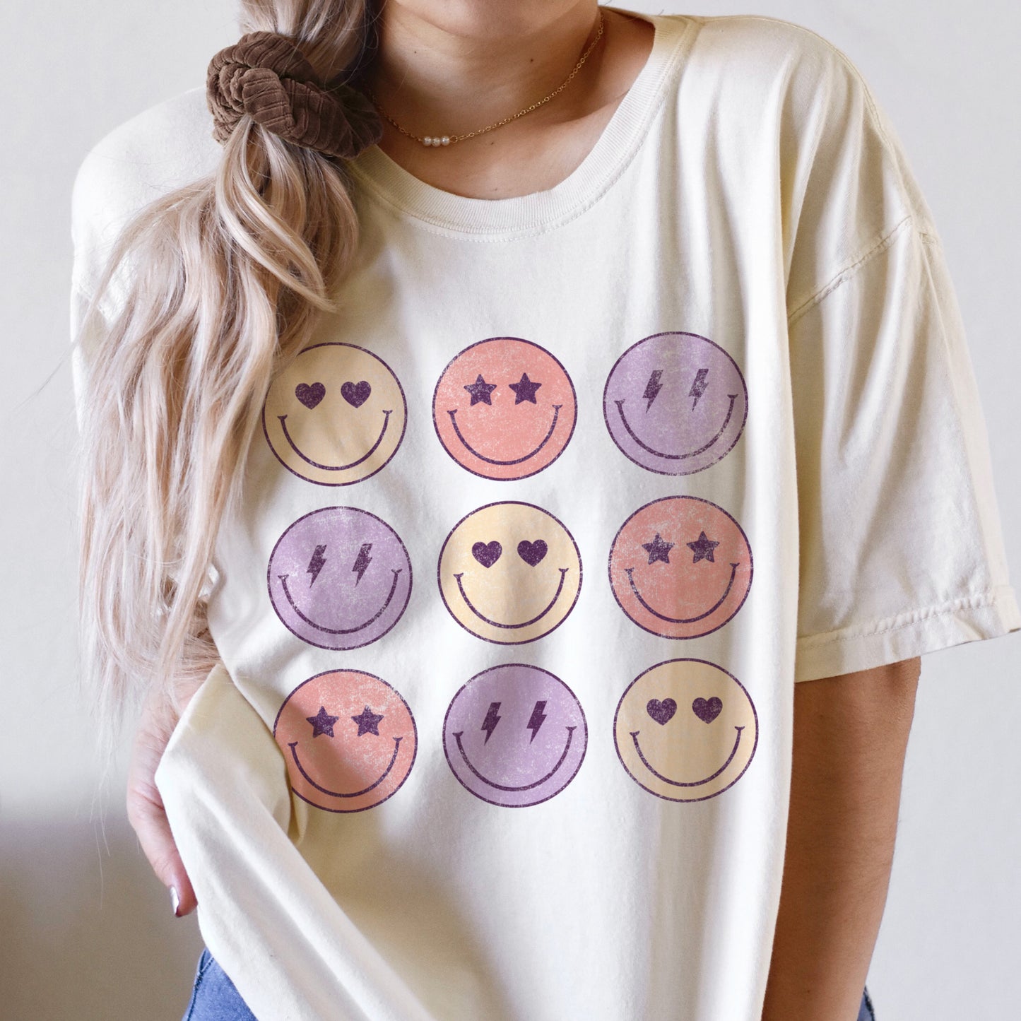 Love Moods Smiley Face Tee