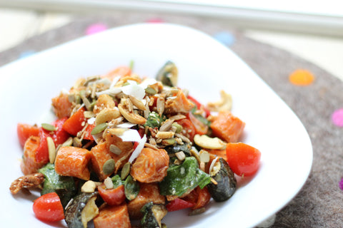 Roasted Vegetable Salad | Clean Healthy Recipes