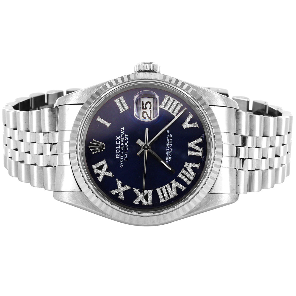 rolex midnight blue