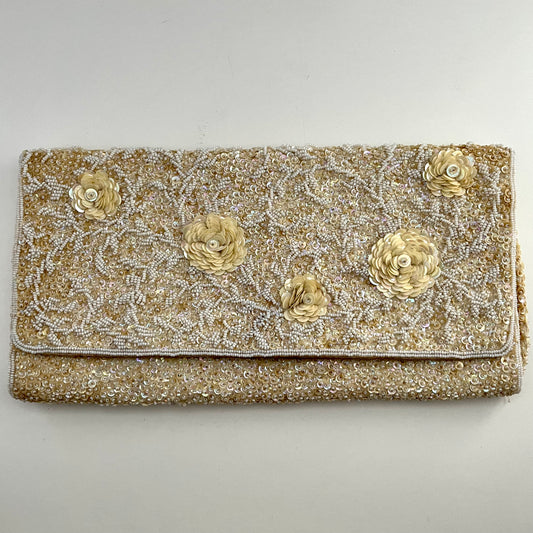 1960s La Regale White Sequin Evening Bag -  Israel