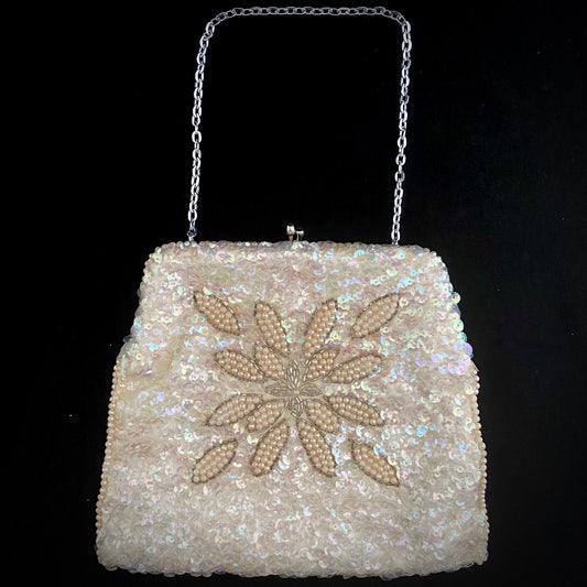 Vintage Beaded Sequin Mini Clutch Purse La Regale LTD Mod 