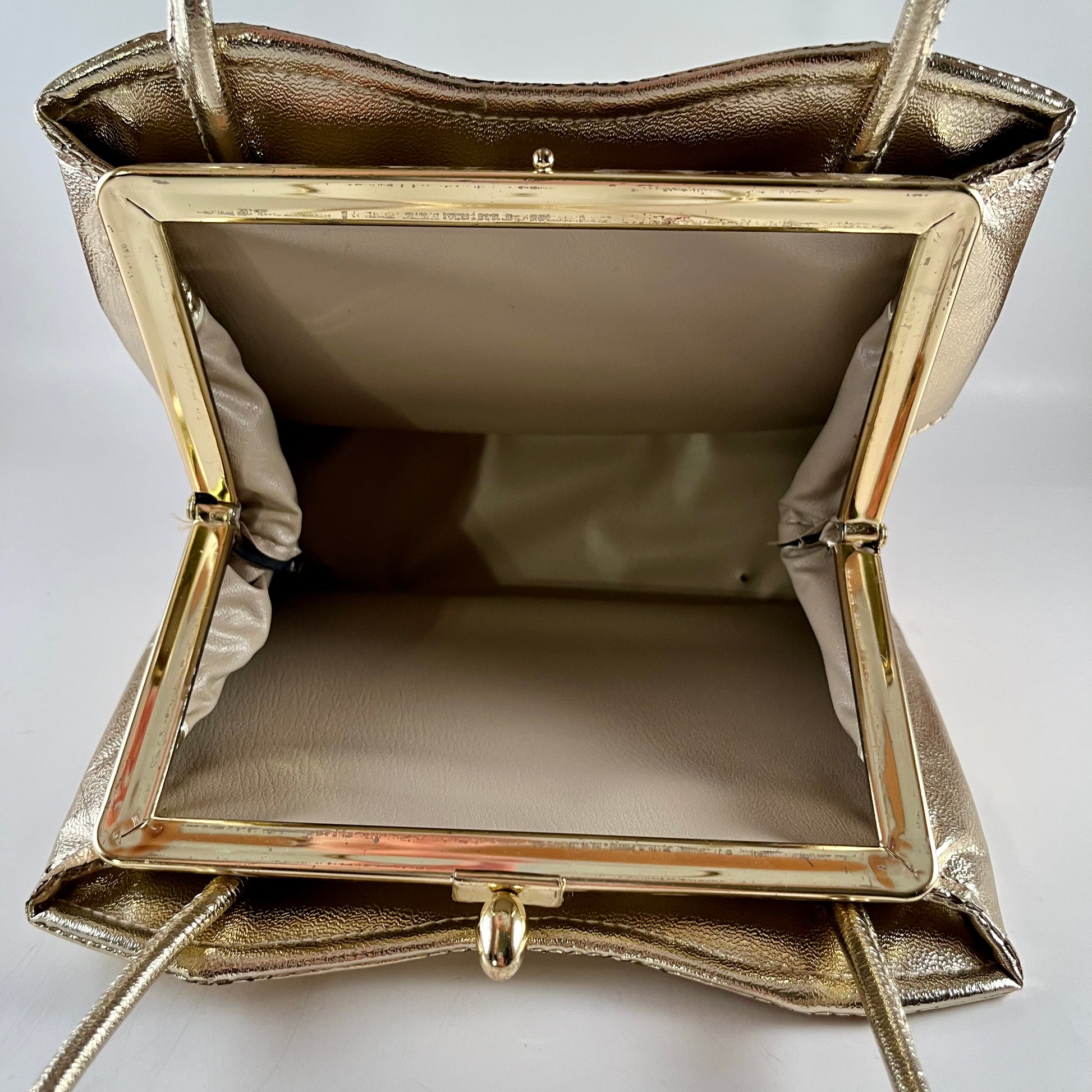 1960s Gold Metallic Handbag – Retro Kandy Vintage