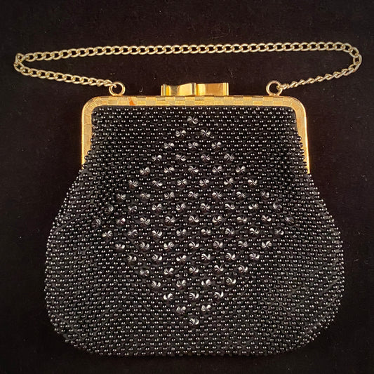 Vintage 80's Hand Beaded La Regale Evening Purse on eBid United