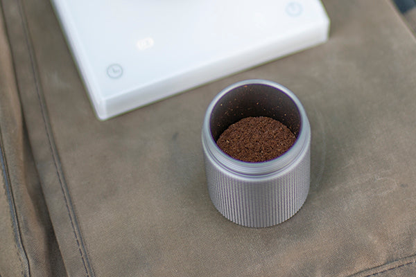 how to make coffee while camping grinder grounds