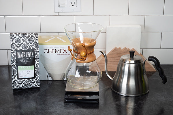 what you need to make the perfect chemex coffee