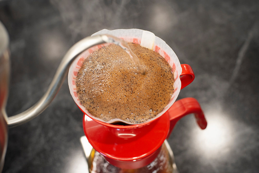 black coffee pour over