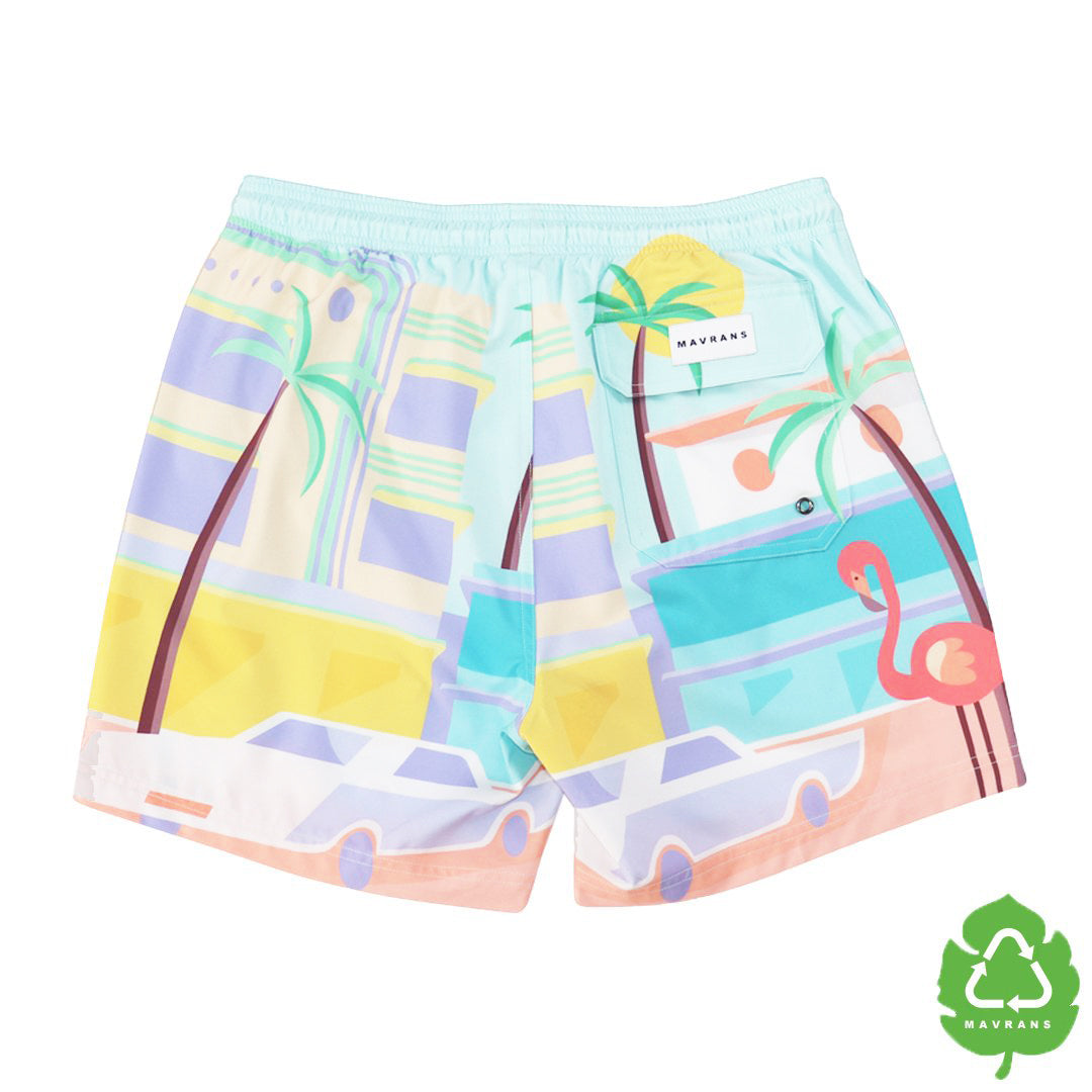 beach swim trunks