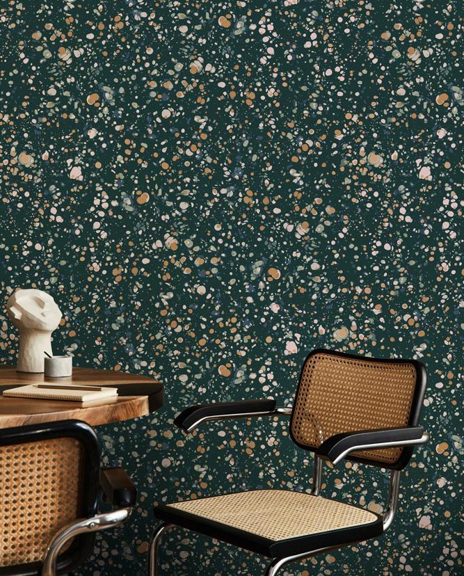 TERRAZZO / FOREST FLOOR / WALLPAPER