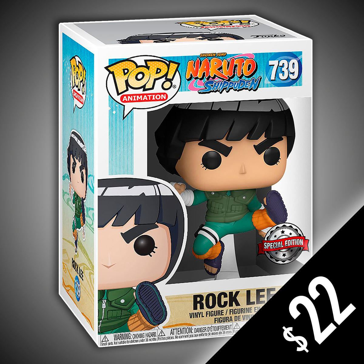 Funko Pop! Naruto Shippuden: Rock Lee #739 – Chalice Collectibles