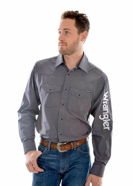 Wrangler Mens Eden Western Shirt – Limestone Clothing