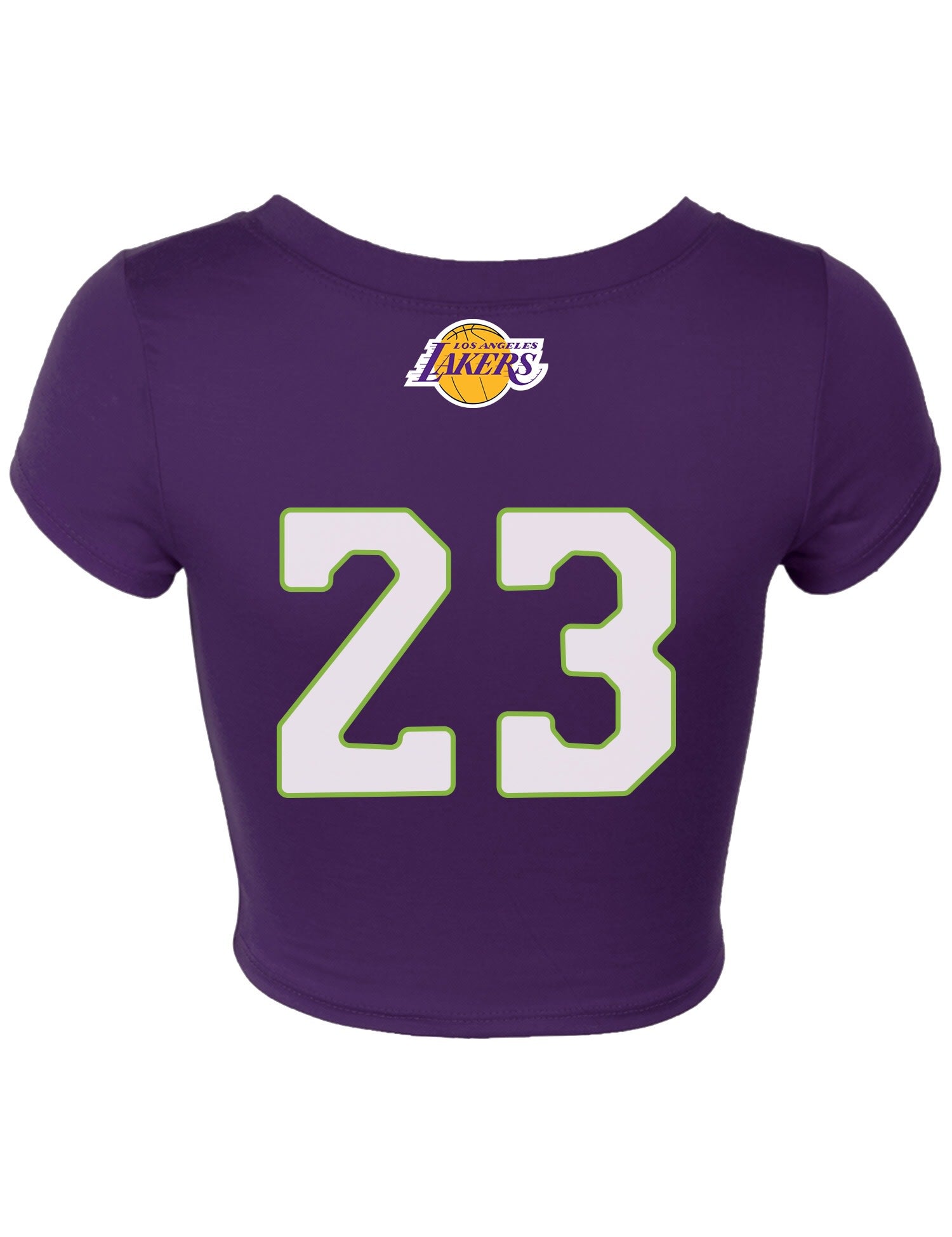 lakers crop top jersey