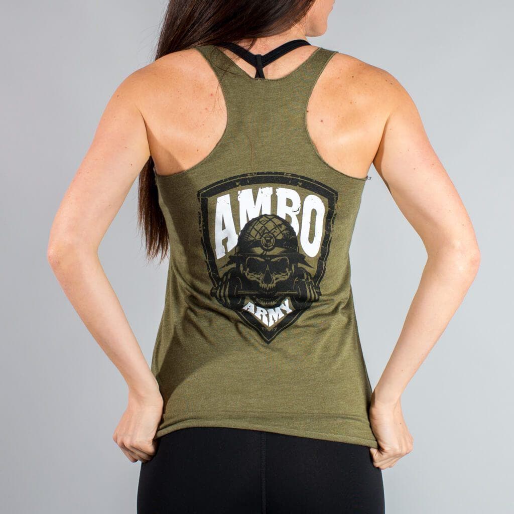 Closeout Ambo Army Green Women's Tank Top - Livesore.net