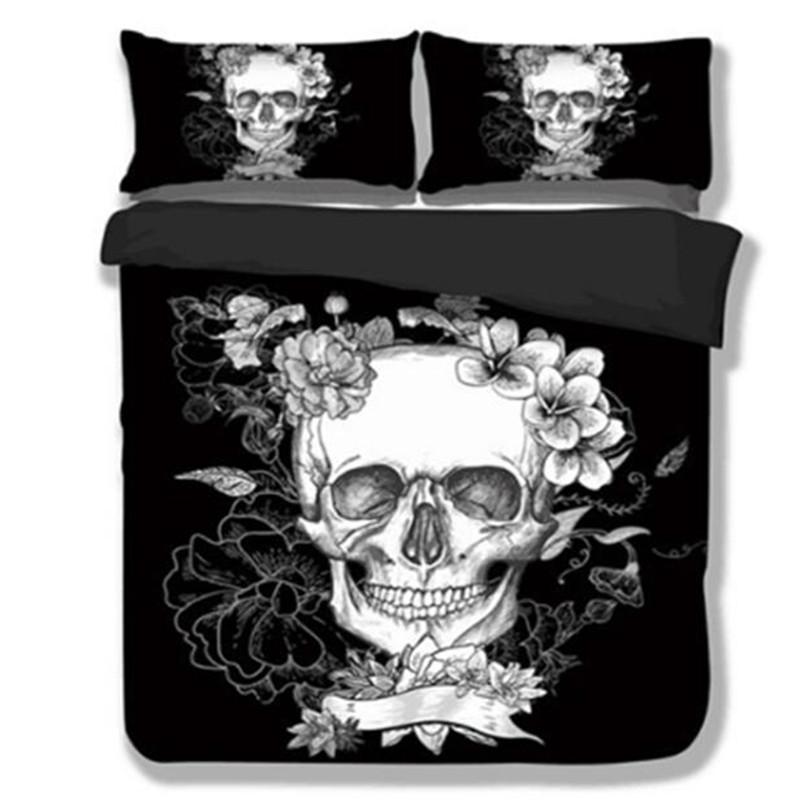 Skull Bedding Quilt Duvet Covers