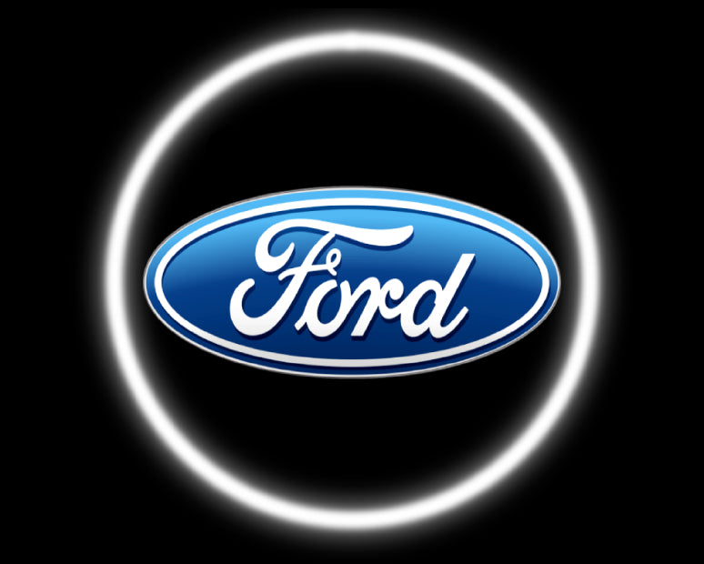 2 Wireless LED Laser Ford Car Door Lights Car Logo Lights