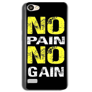 Oppo Neo 7 Mobile Covers Cases No Pain No Gain Yellow Black Lowest