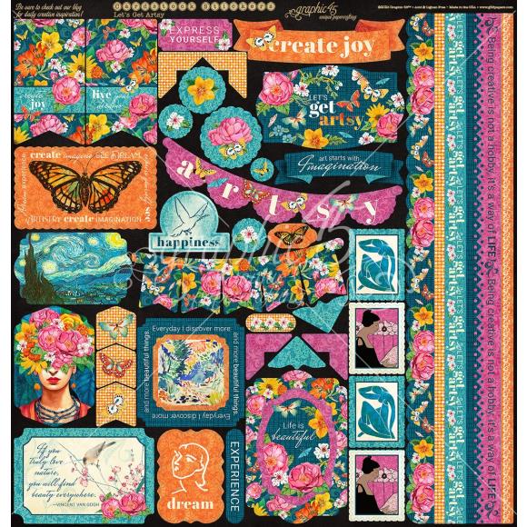 Graphic 45 Life Is Abundant 12X12 Collection Pack: Patterns & Solids –  Only One Life Creations
