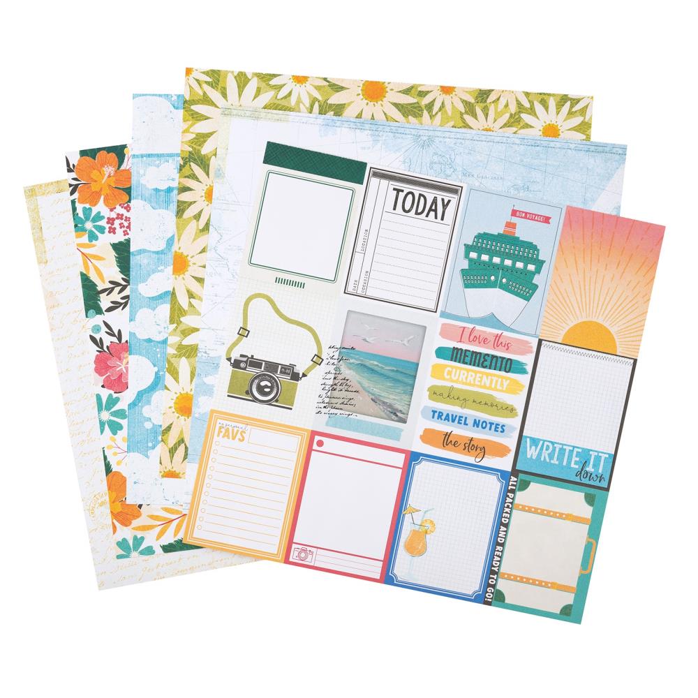 Vicki Boutin Where To Next Page Protectors 6X8 24/Pkg-Assorted